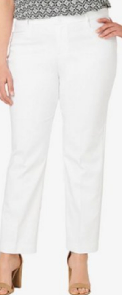 NWT Women's 24W white trousers